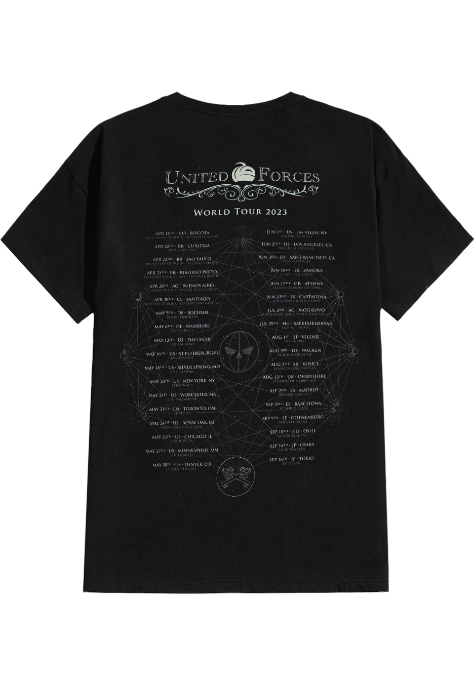 Helloween - Keeper & Eagle World Tour 2023 - T-Shirt - Image 4