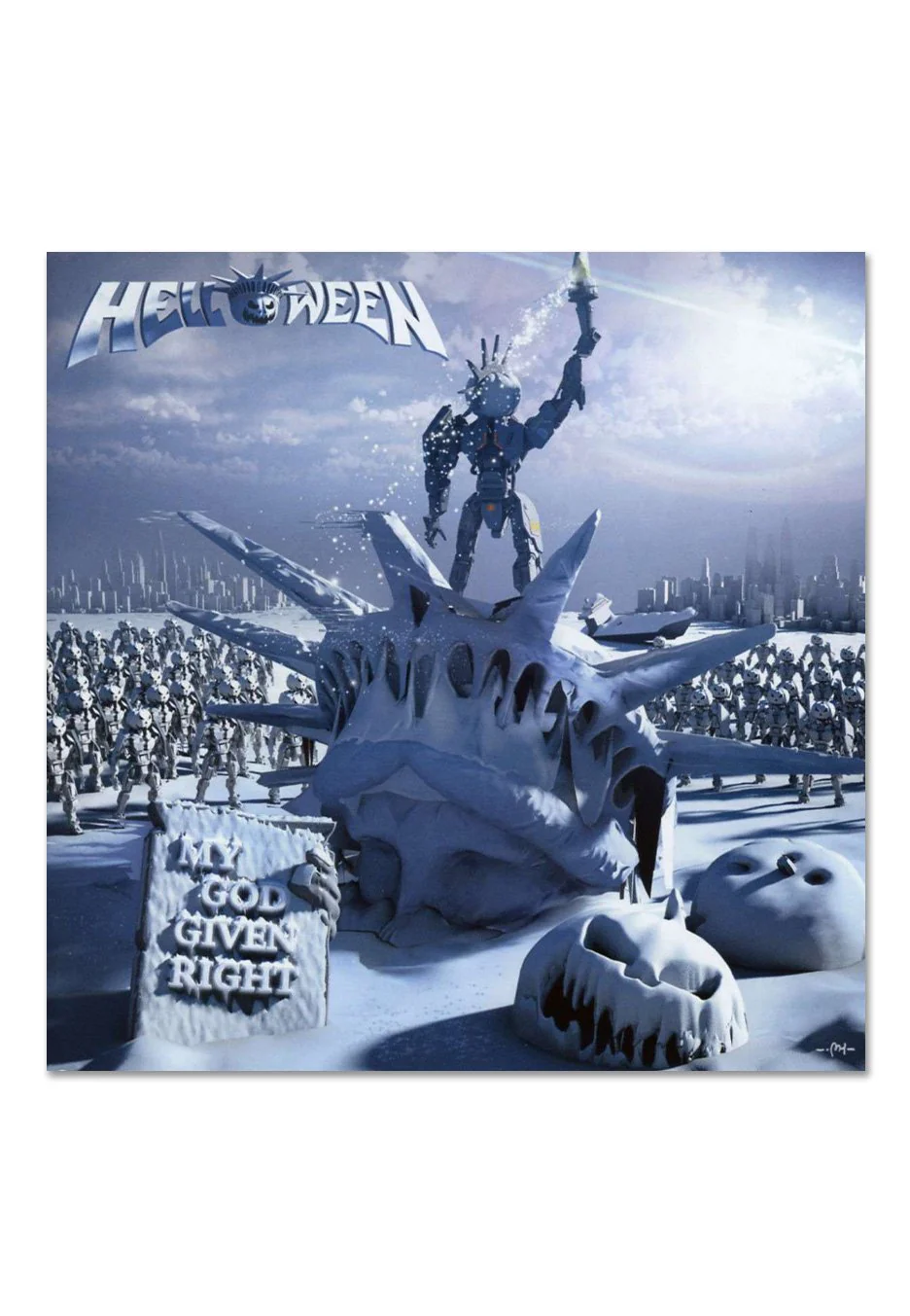 Helloween - My God-Given Right Ltd. Clear/Black - Marbled 2 Vinyl - Image 2