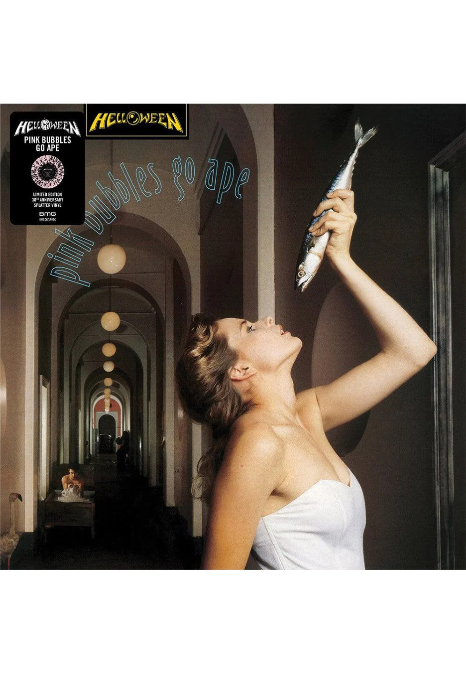 Helloween - Pink Bubbles Go Ape (30Th Anniversary) Pink/Black - Colored Vinyl - Image 2